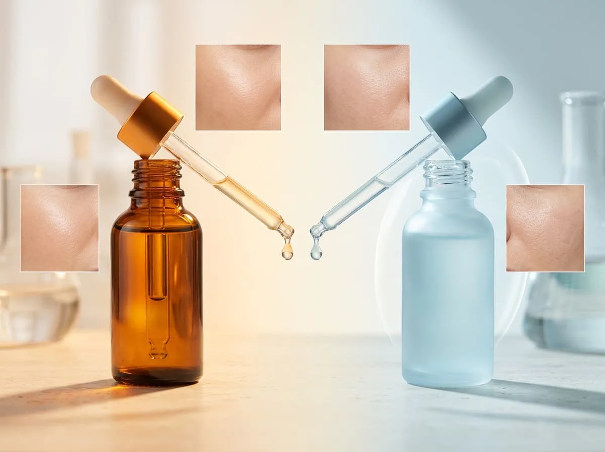Vitaminë C apo niacinamide: cili serum i përshtatet lëkurës suaj?